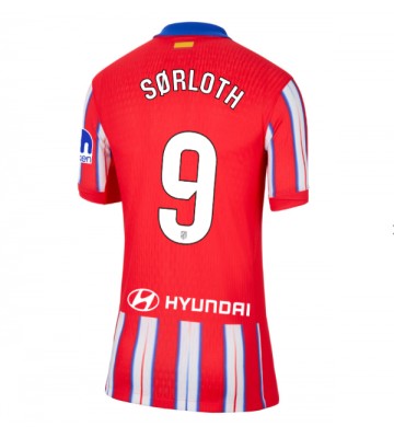 Atletico Madrid Alexander Sorloth #9 Primera Equipación Mujer 2024-25 Manga Corta